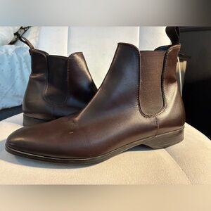 Ralph Lauren Dark Brown Leather Boots